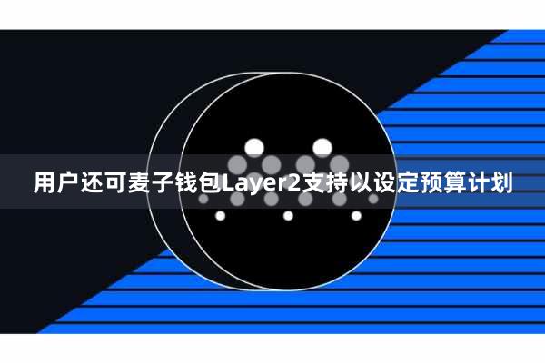 用户还可麦子钱包Layer2支持以设定预算计划